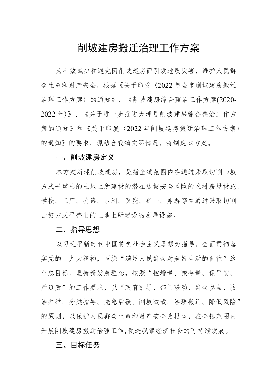 削坡建房搬迁治理工作方案.docx_第1页