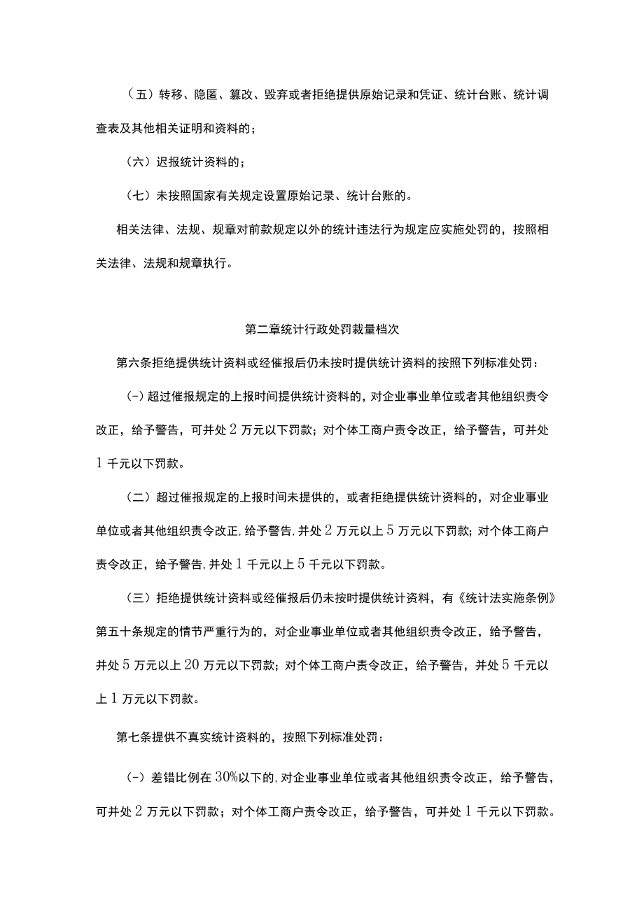 贵州省统计行政处罚裁量权裁量基准.docx_第2页