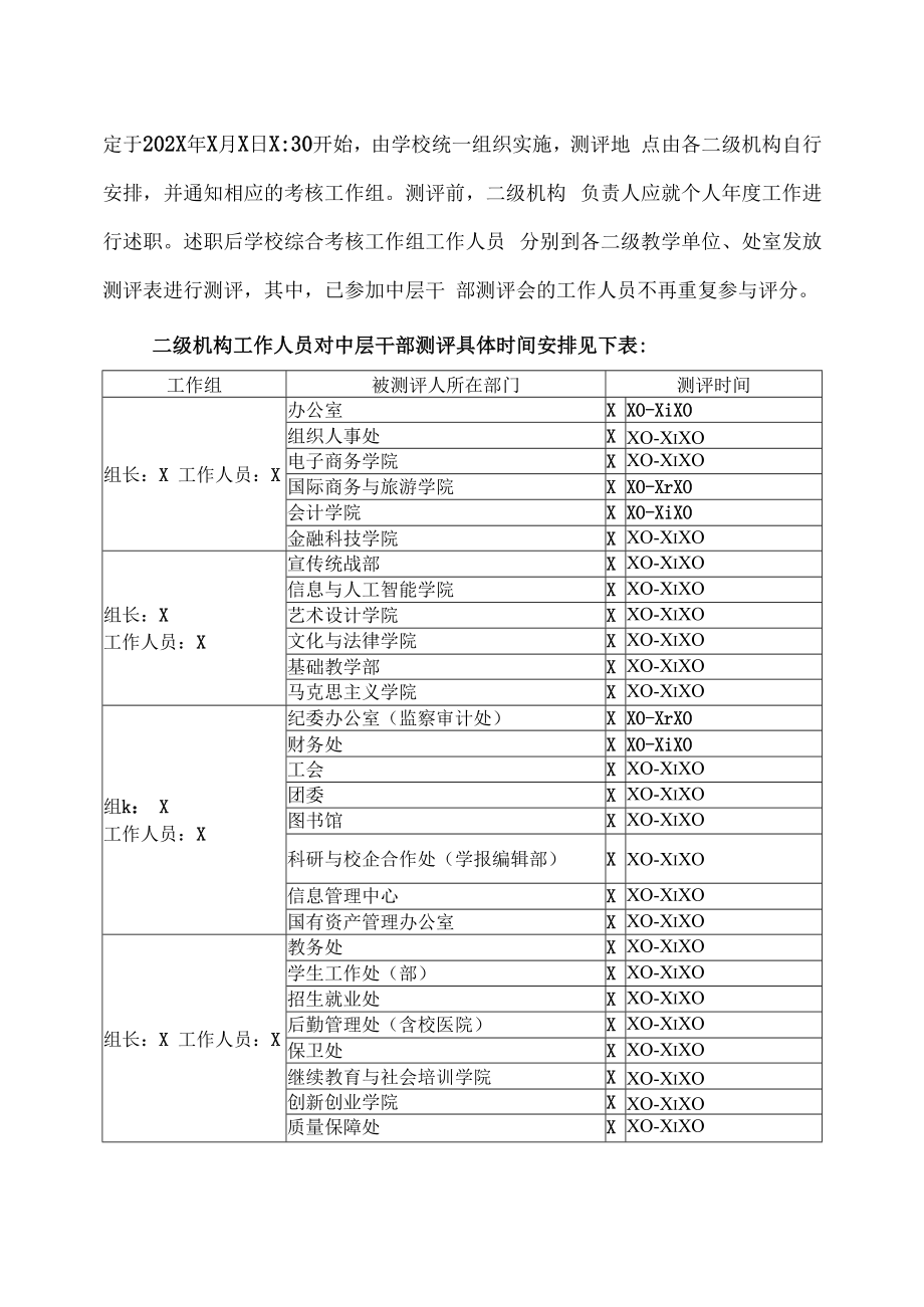 XX工贸职业技术学院关于开展202X年度综合考核工作的补充通知.docx_第2页