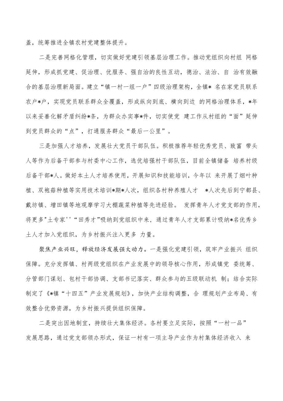 乡以高质量党建引领乡村振兴经验做法.docx_第2页