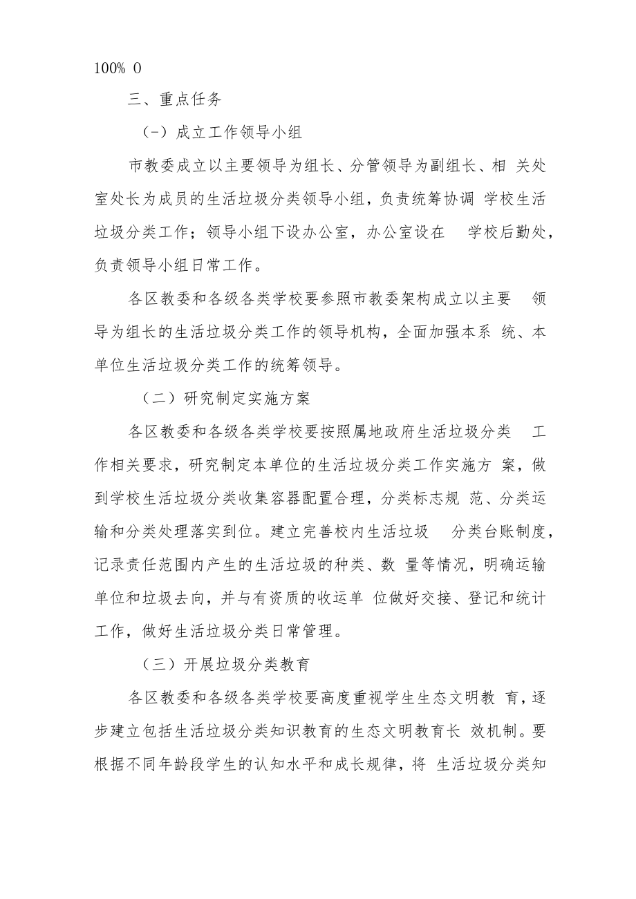 2023年学校生活垃圾分类工作方案（精选2篇合辑）.docx_第2页