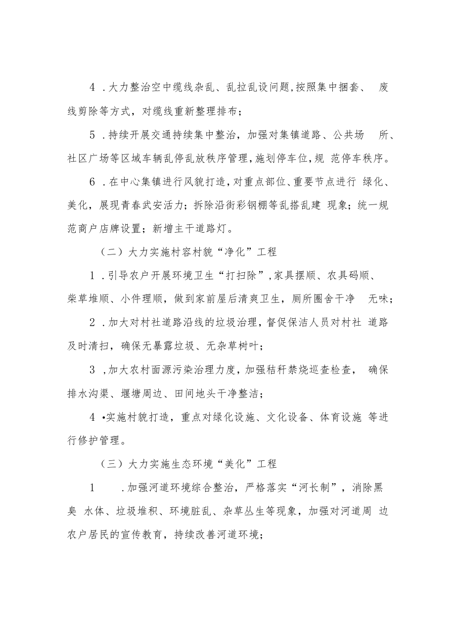 XX镇 “百日清洁”专项行动实施方案.docx_第2页