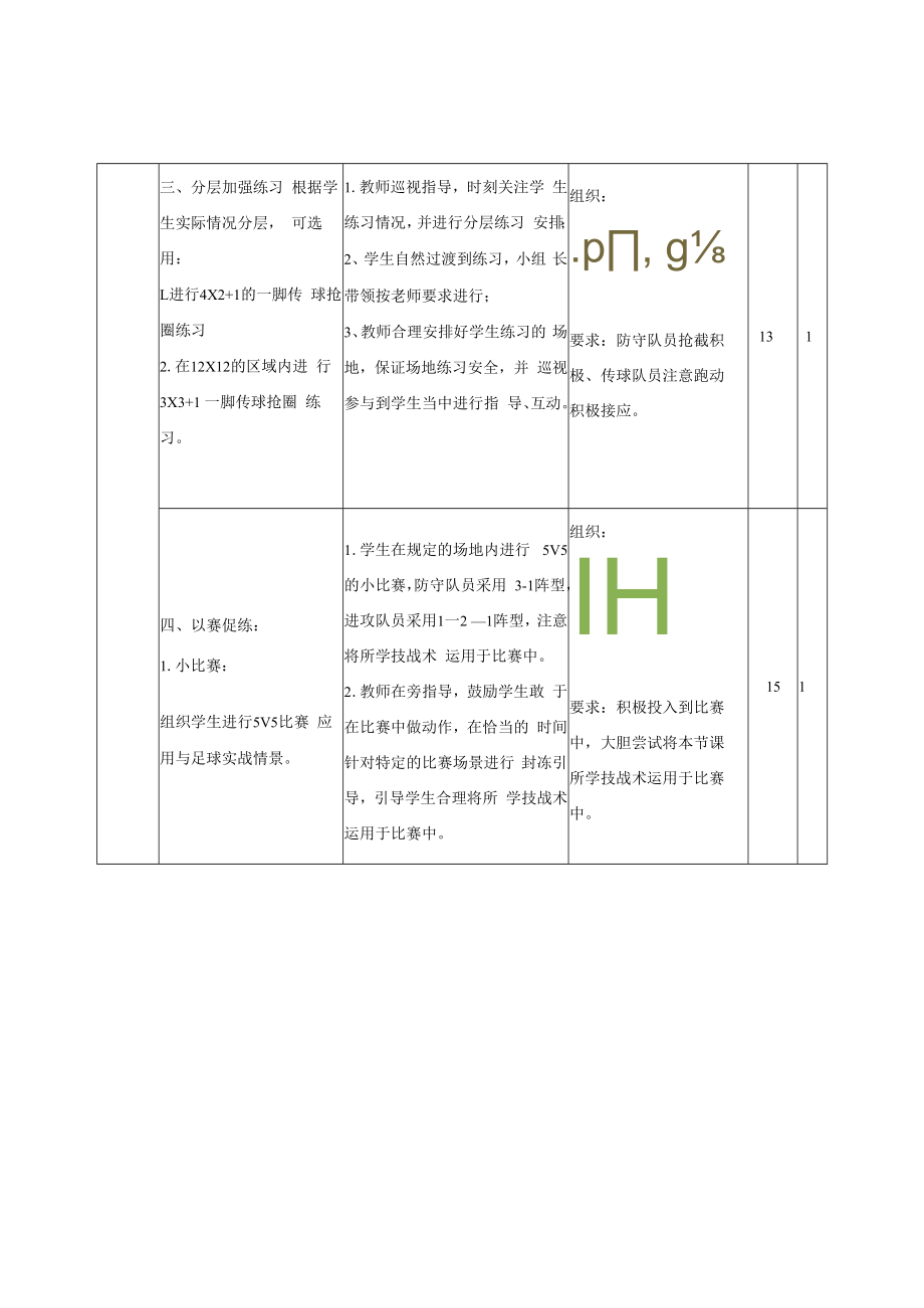 2022《大二足球“二过一”战术配合单元（模块化）第5、6课时足球一脚传球教案设计（水平六）》.docx_第3页