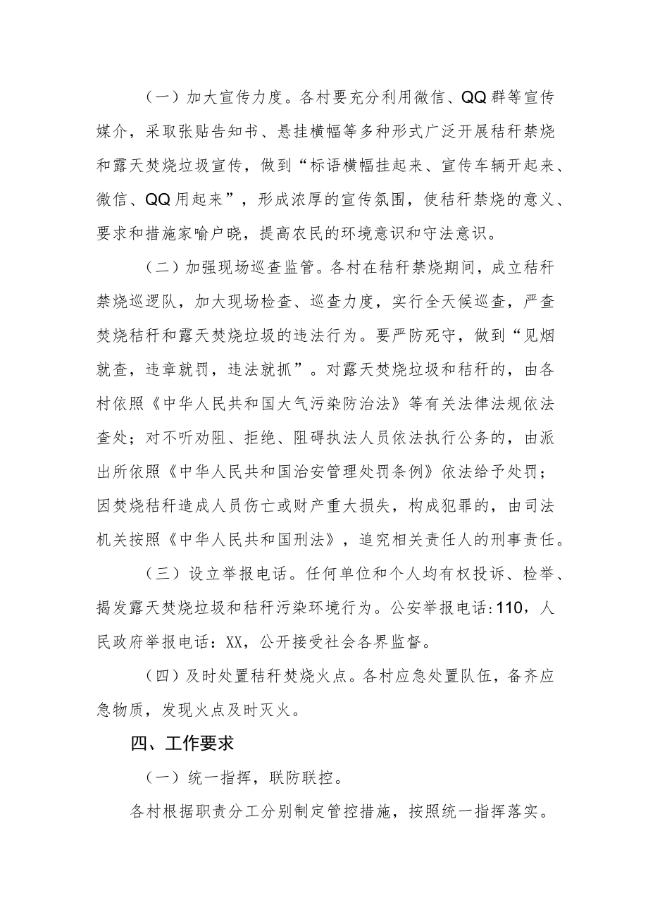 乡镇秸秆禁烧工作方案.docx_第2页