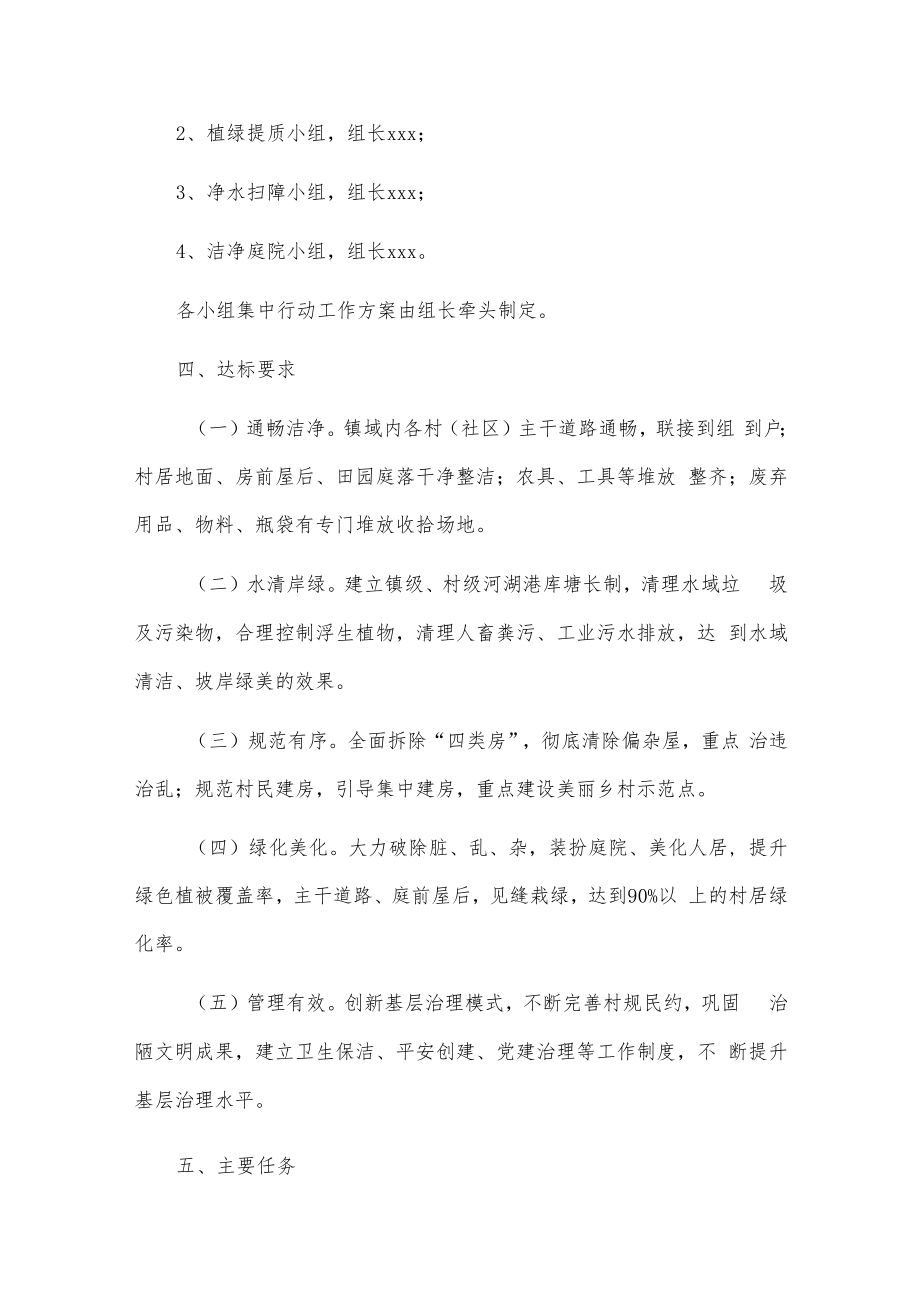 X镇农村人居环境整治工作实施方案.docx_第3页