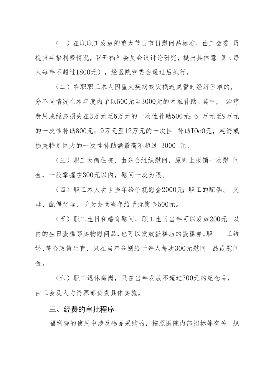 中医院职工福利费使用办法.docx_第2页