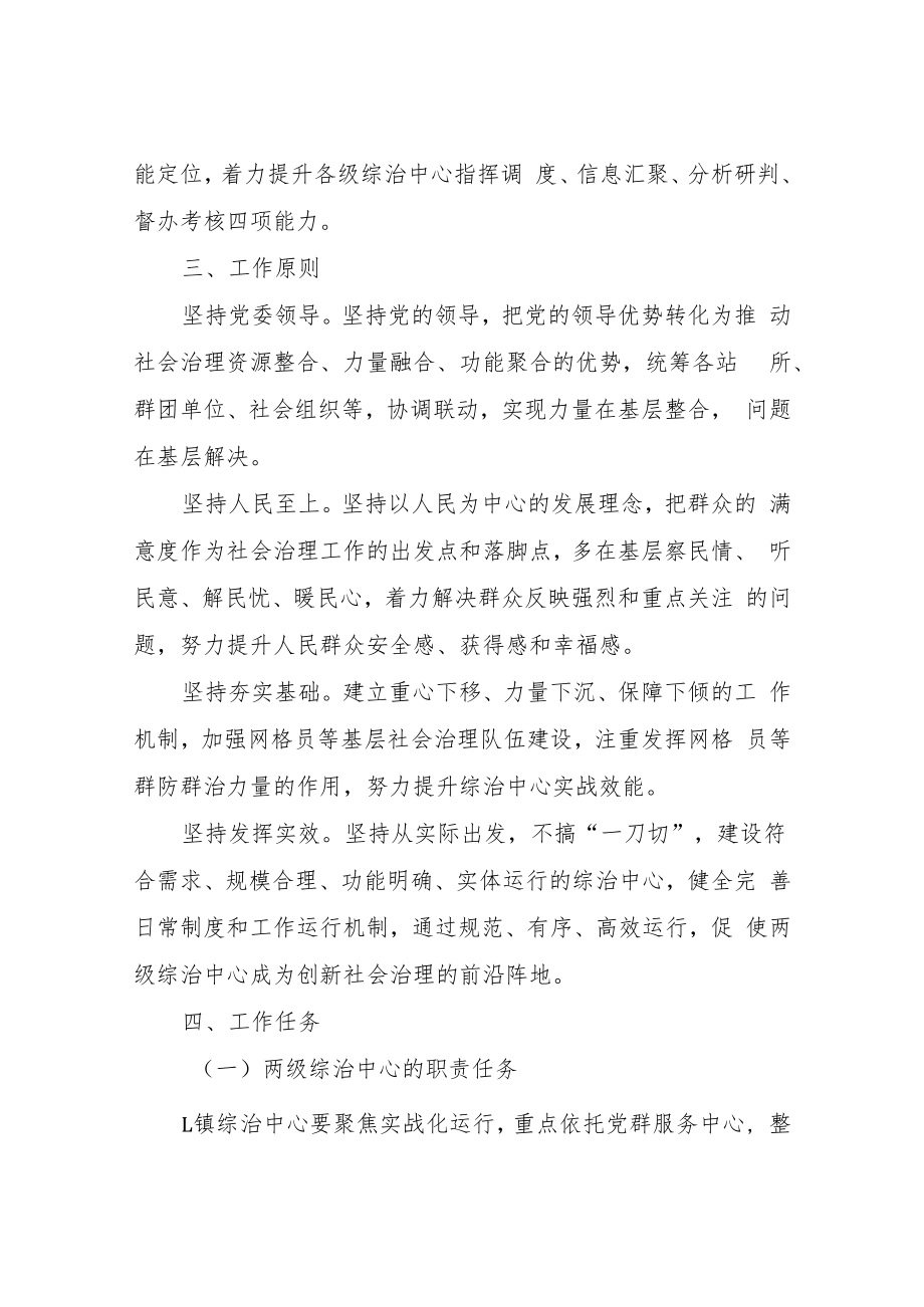 XX镇全镇综治中心实体实战能力提升工作方案.docx_第2页