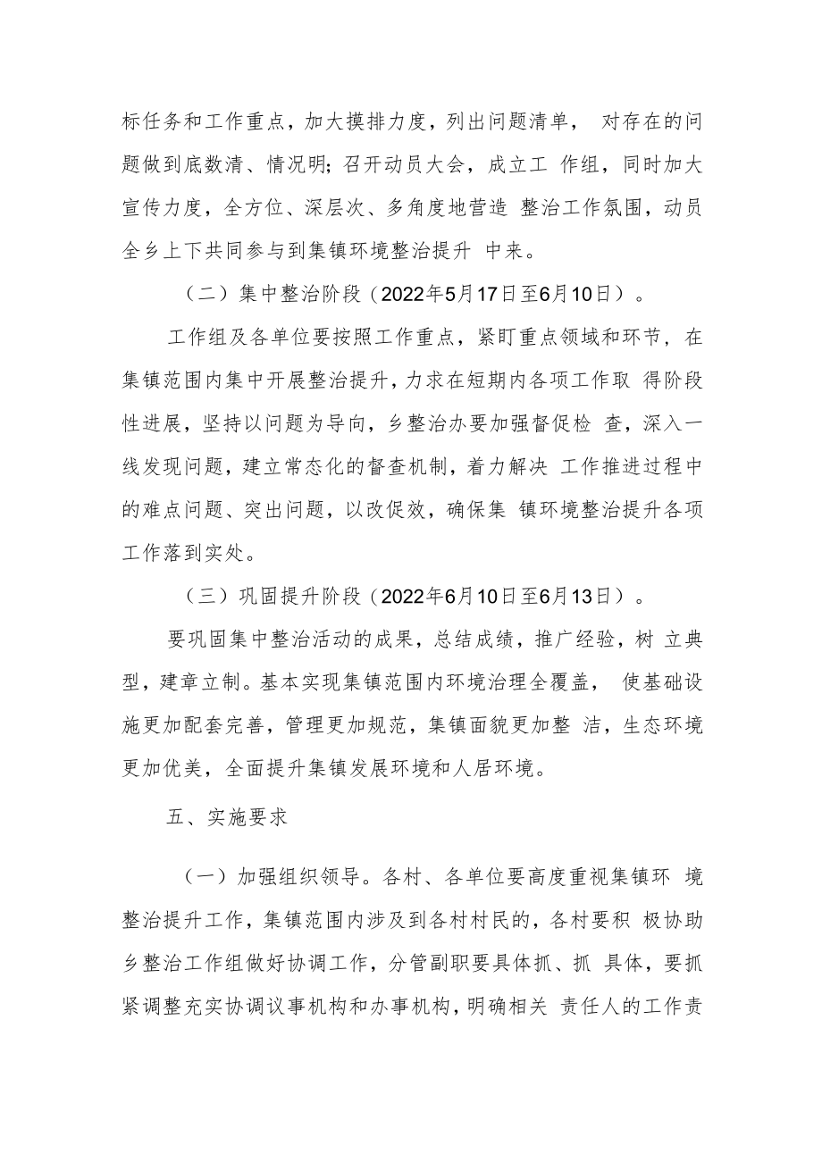 XX乡集镇环境整治提升实施方案.docx_第3页