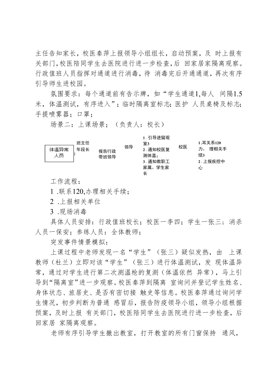 2022年疫情防控应急演练方案.docx_第3页