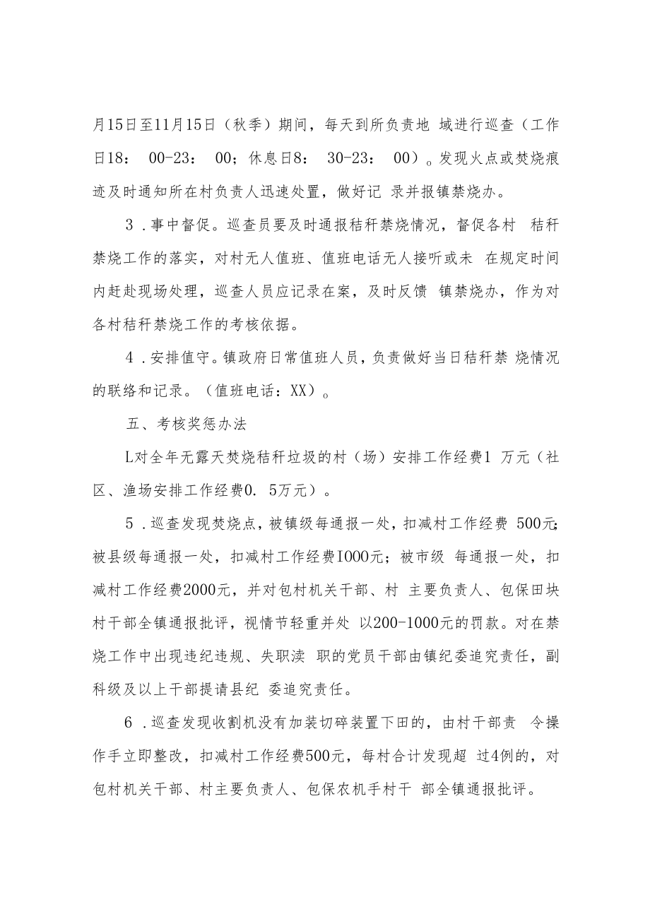 XX镇2022年秸秆（垃圾）禁烧和综合利用工作方案.docx_第3页