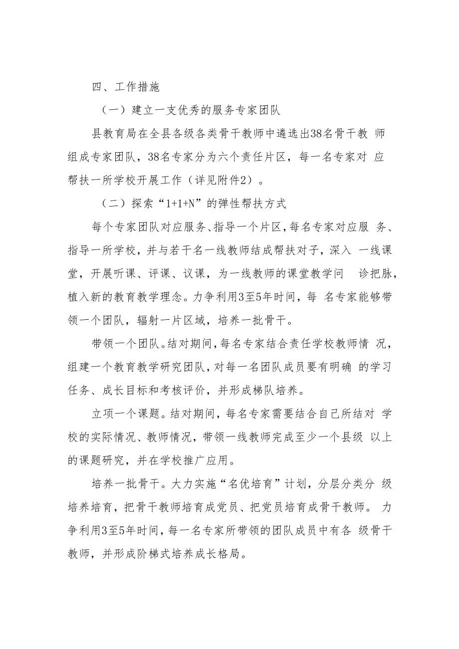 XX县教育系统人才服务团队工作方案.docx_第2页