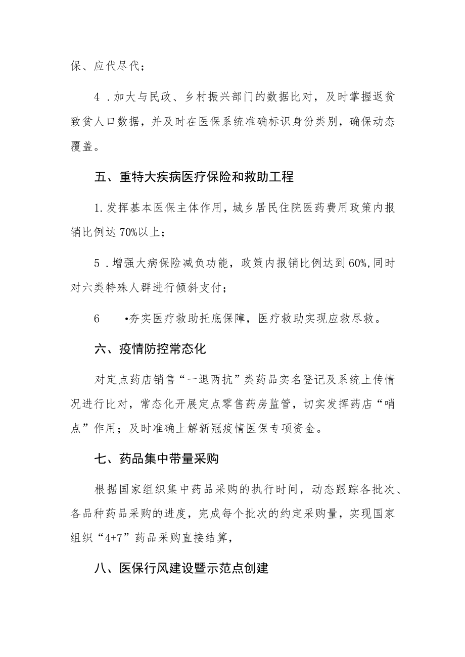 县医保局2023年度重点工作清单.docx_第2页