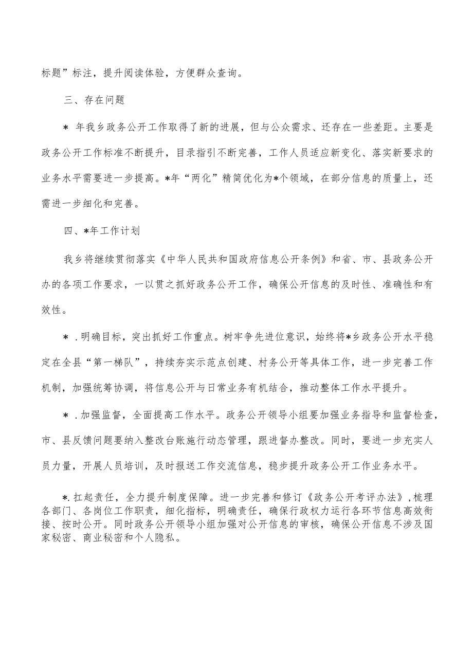 乡政务公开工作总结.docx_第3页