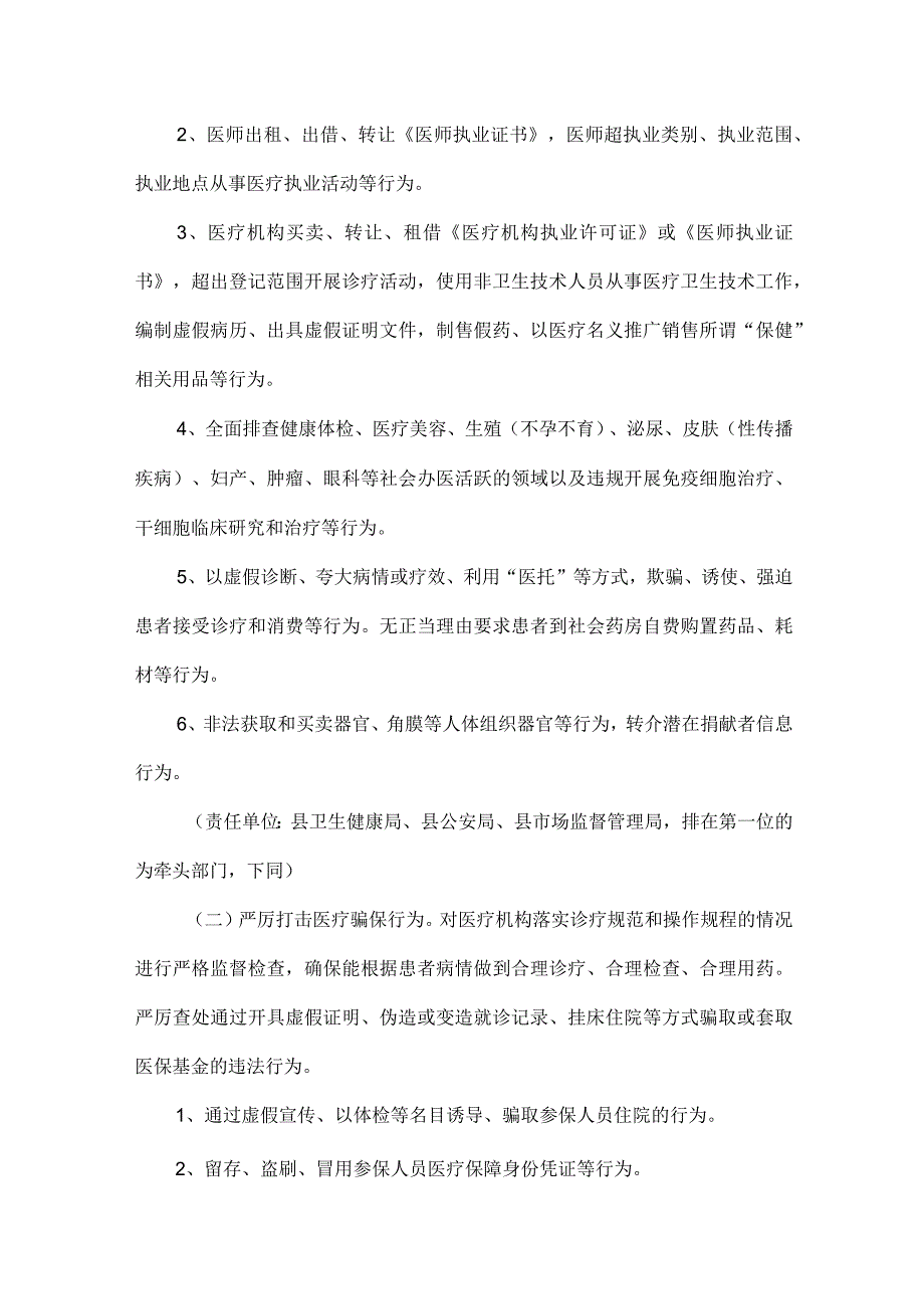 医疗专项整治方案范文.docx_第2页