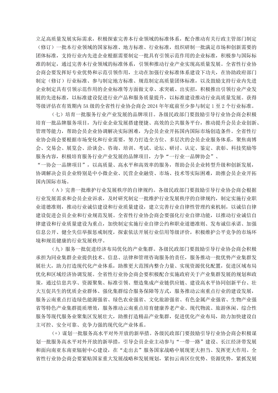 云南省行业协会商会服务高质量发展专项行动实施方案.docx_第3页