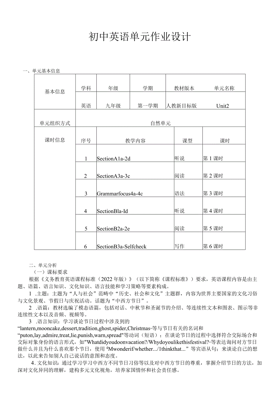 Unit2 I think that mooncakes are delicious单元作业设计.docx_第2页