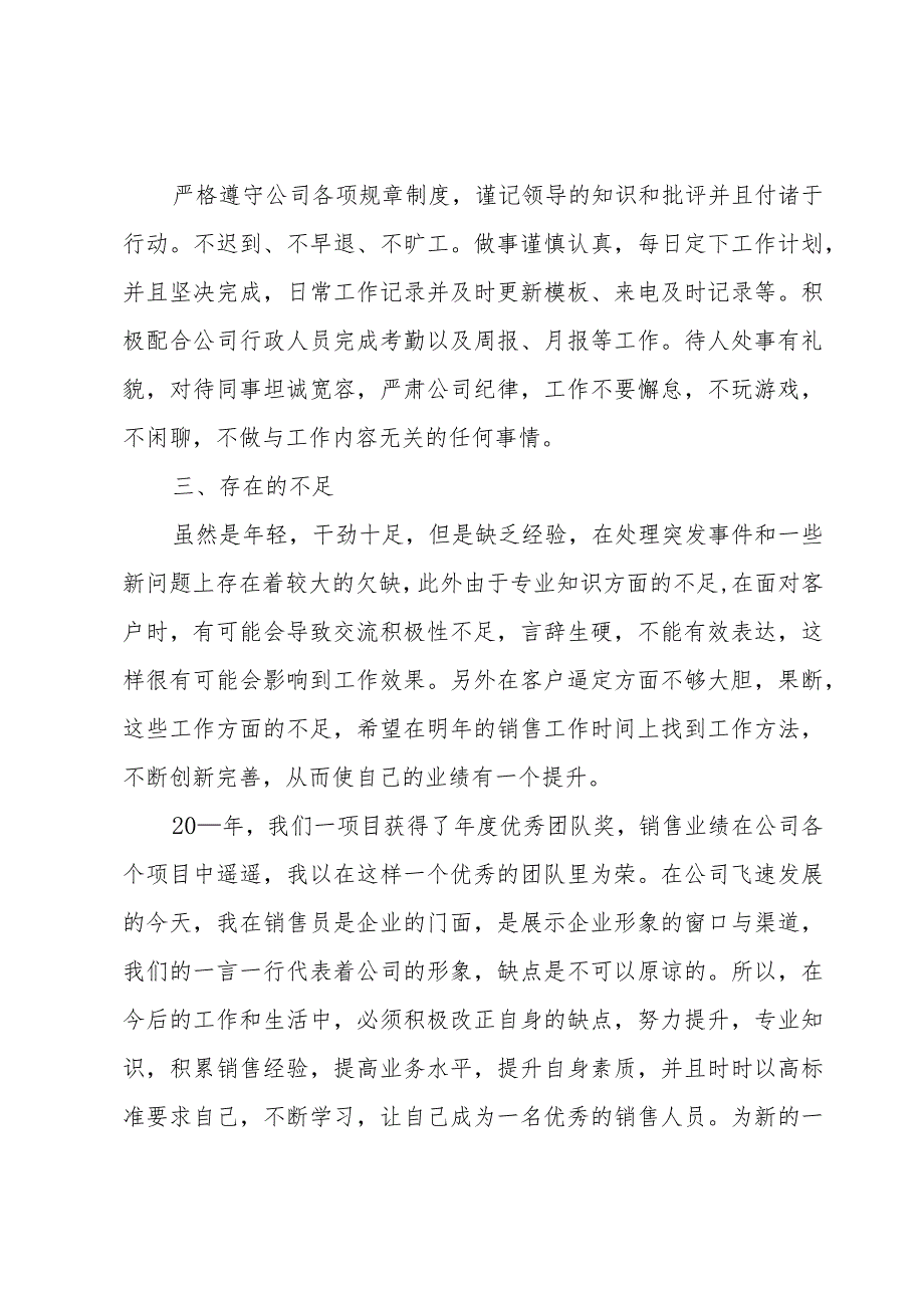 销售员的个人工作述职报告（3篇）.docx_第2页