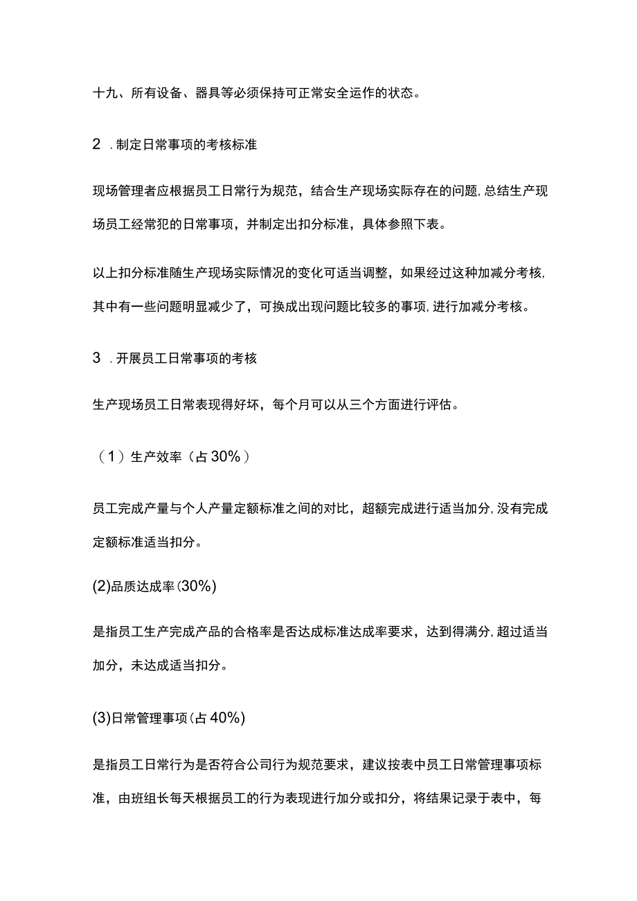 某公司生产现场员工日常行为管理方法全套.docx_第3页