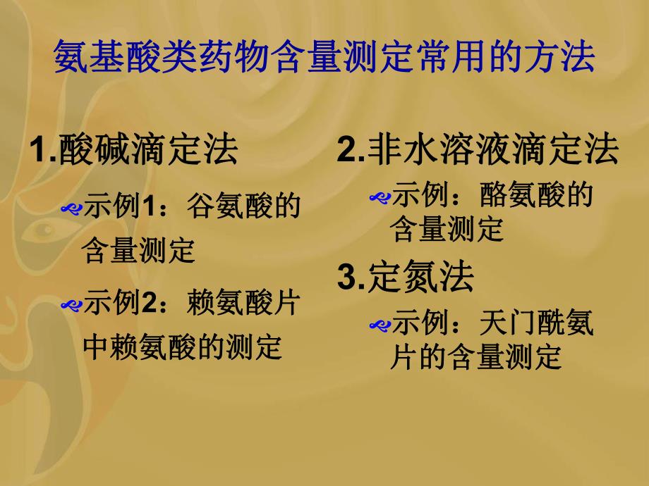 第07章氨基酸、多肽、蛋白质和酶类药品检验.ppt_第2页