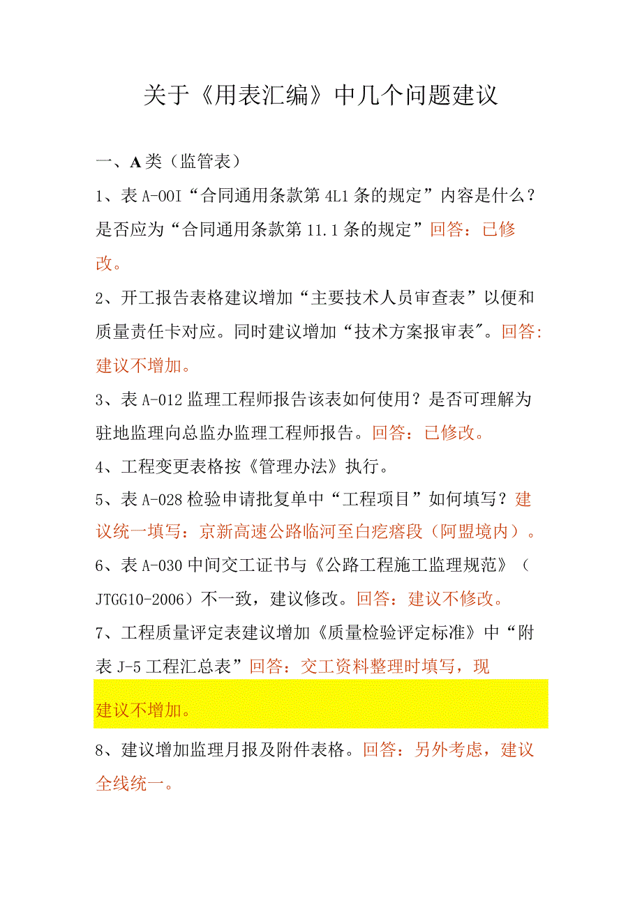 关于《用表汇编》中几个问题建议.docx_第1页