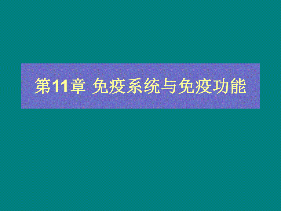 第11章免疫系统与免疫功能名师编辑PPT课件.ppt_第1页