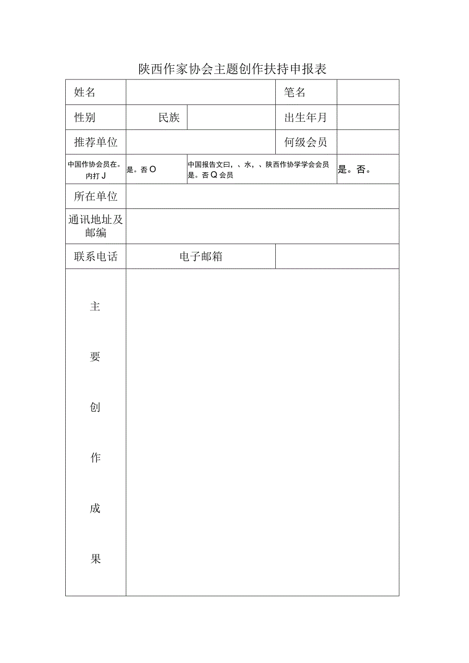 陕西省作家协会主题创作扶持申报表.docx_第3页