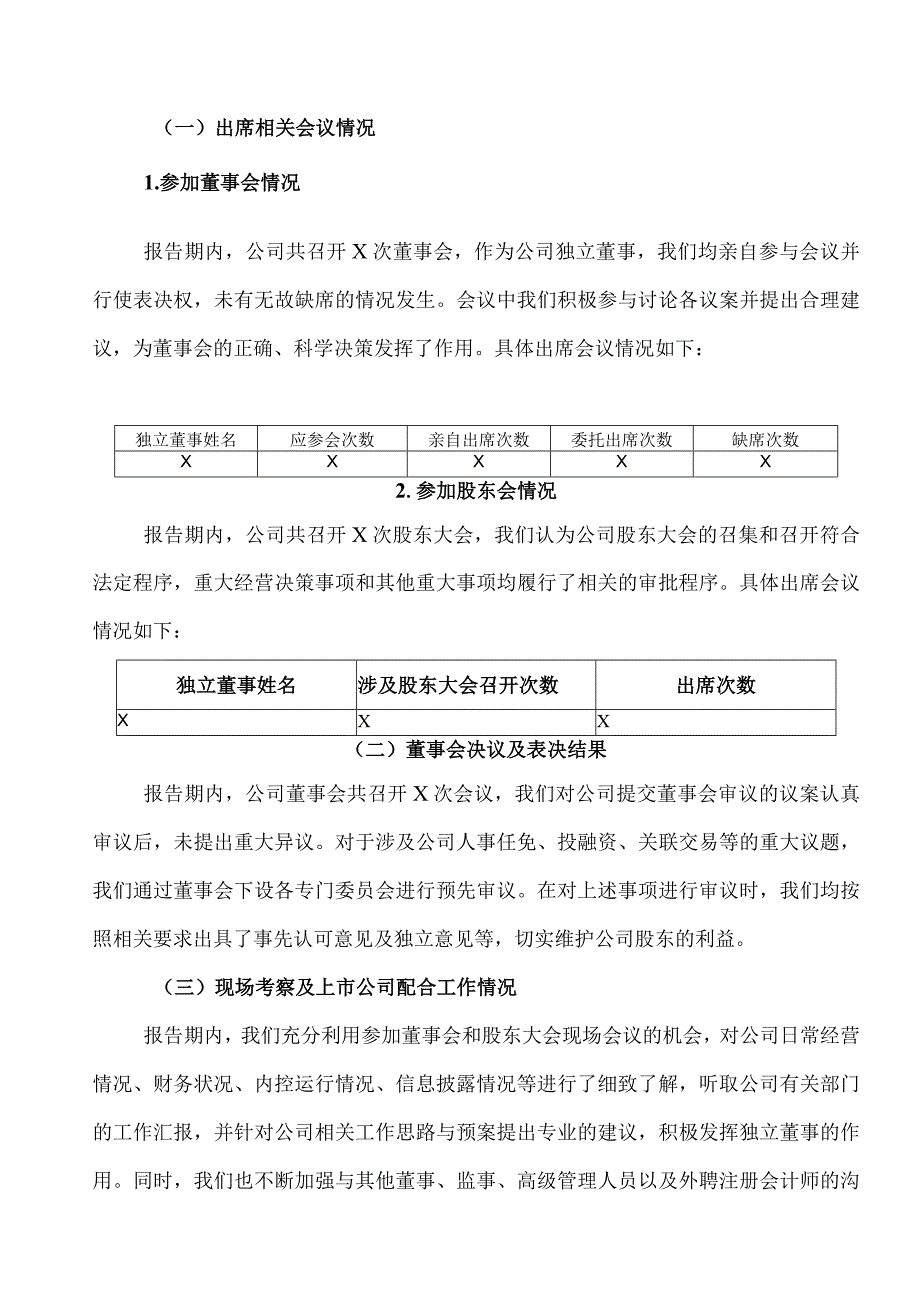 XX控股股份有限公司独立董事2022年度述职报告.docx_第3页