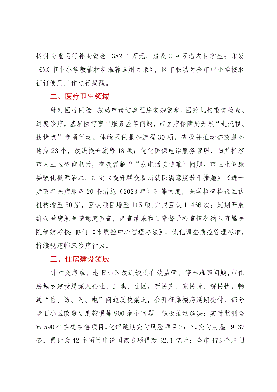 2023年群众身边不正之风和腐败问题“点题整治”阶段性工作情况.docx_第2页