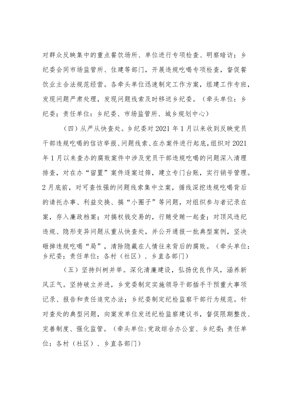 关于全乡开展违规吃喝问题专项整治的工作方案.docx_第3页