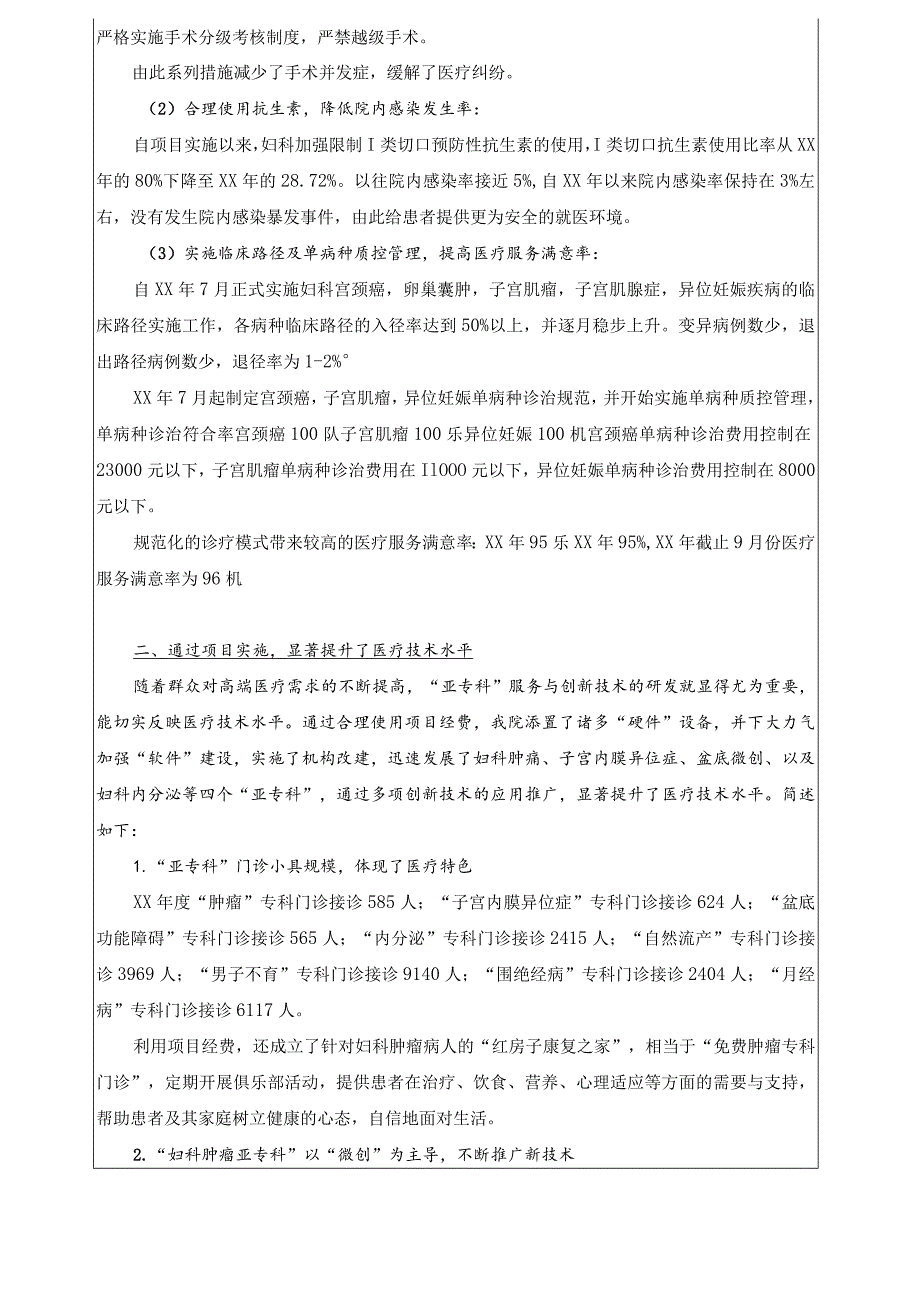 临床重点专科建设项目完成情况报告（妇科）.docx_第3页