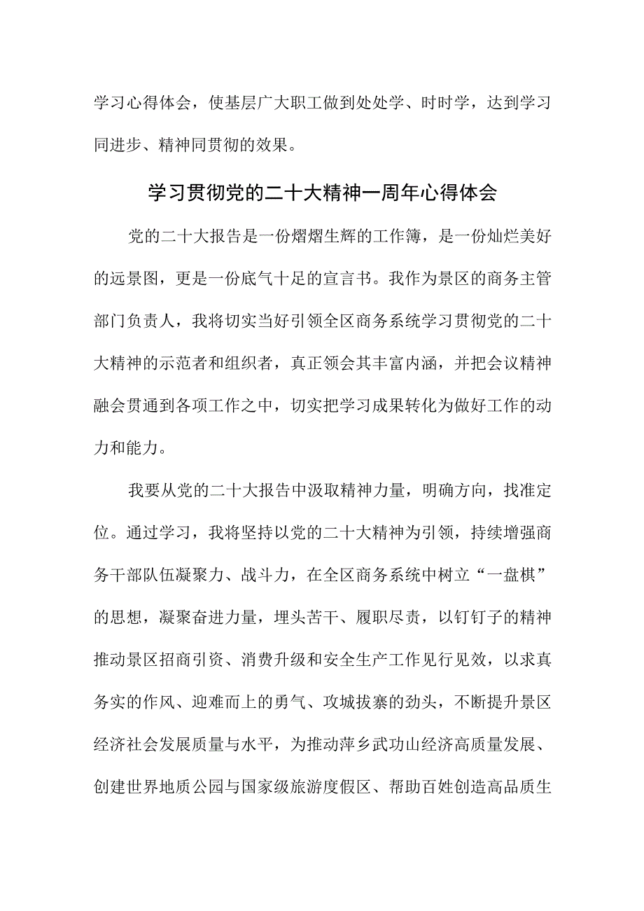 2023年纪检干部学习贯彻党的二十大精神一周年个人心得体会（汇编8份）.docx_第3页