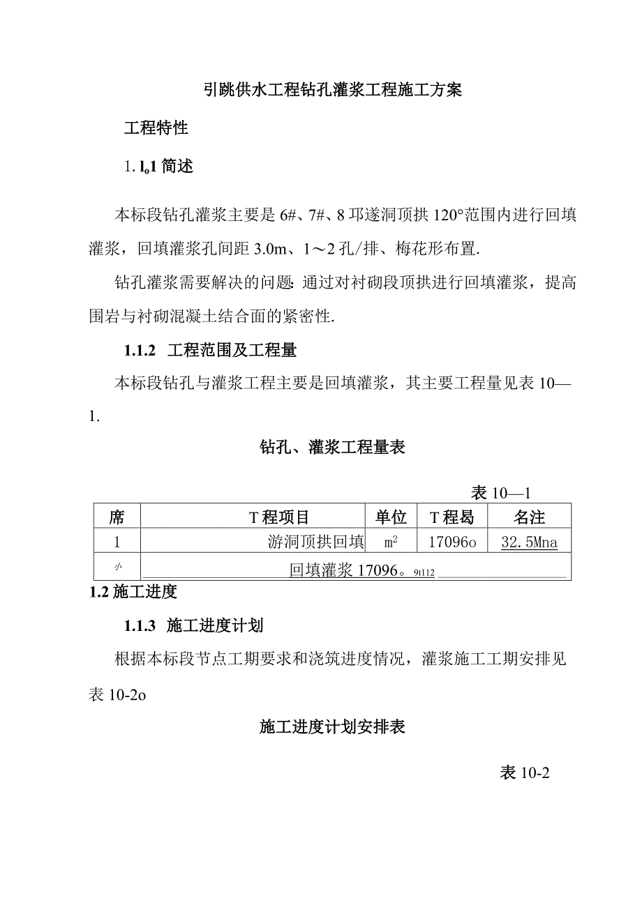 引洮供水工程钻孔灌浆工程施工方案.docx_第1页