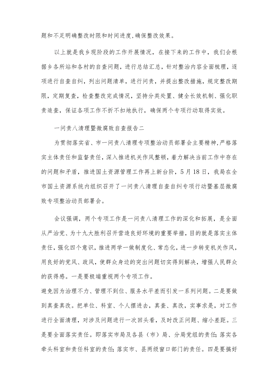 2023一问责八清理暨微腐败自查报告、展现新担当 实现新作为研讨发言稿2篇.docx_第3页