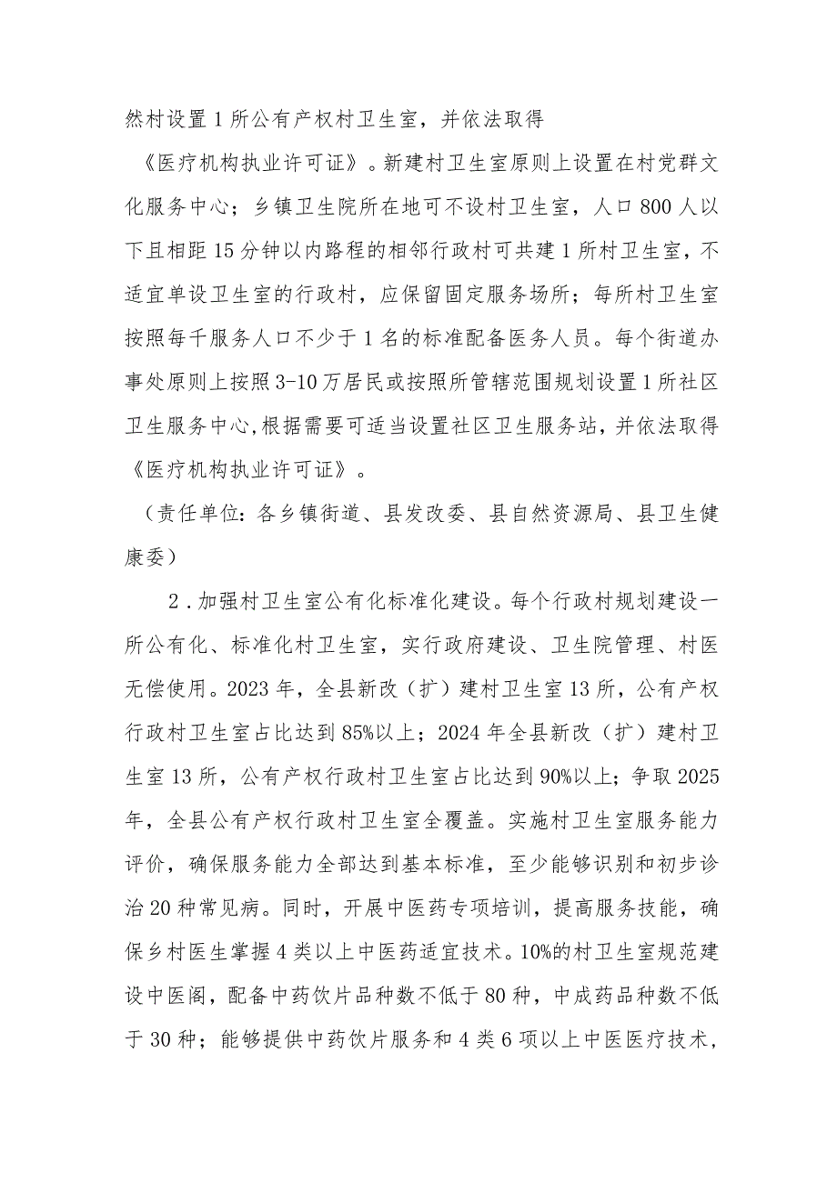 XX县基层医疗卫生服务能力提升三年攻坚行动（2023-2025年）实施方案.docx_第3页