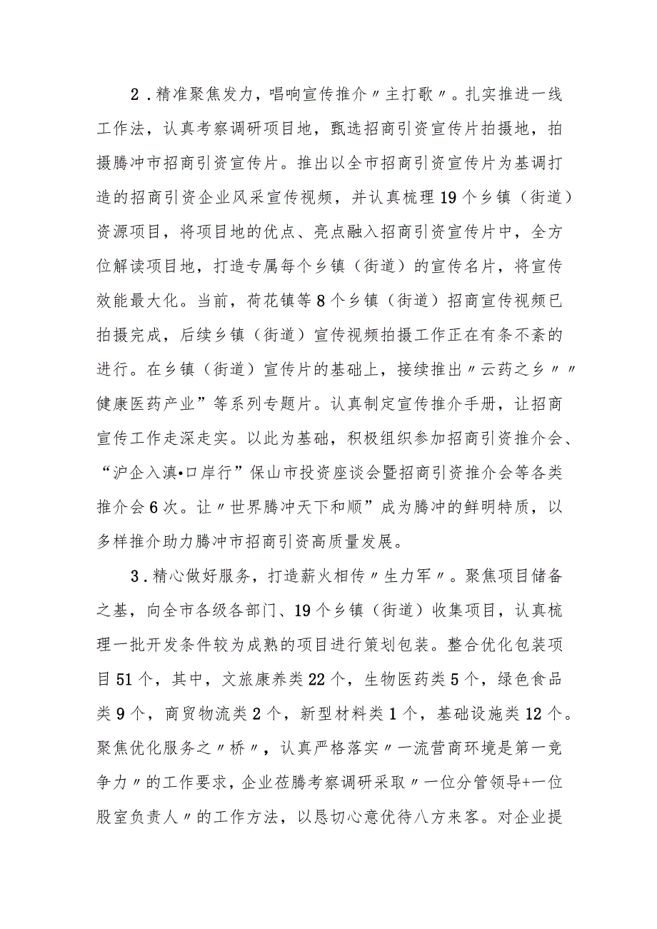 某市2023年上半年招商引资工作总结暨下半年工作计划.docx_第3页