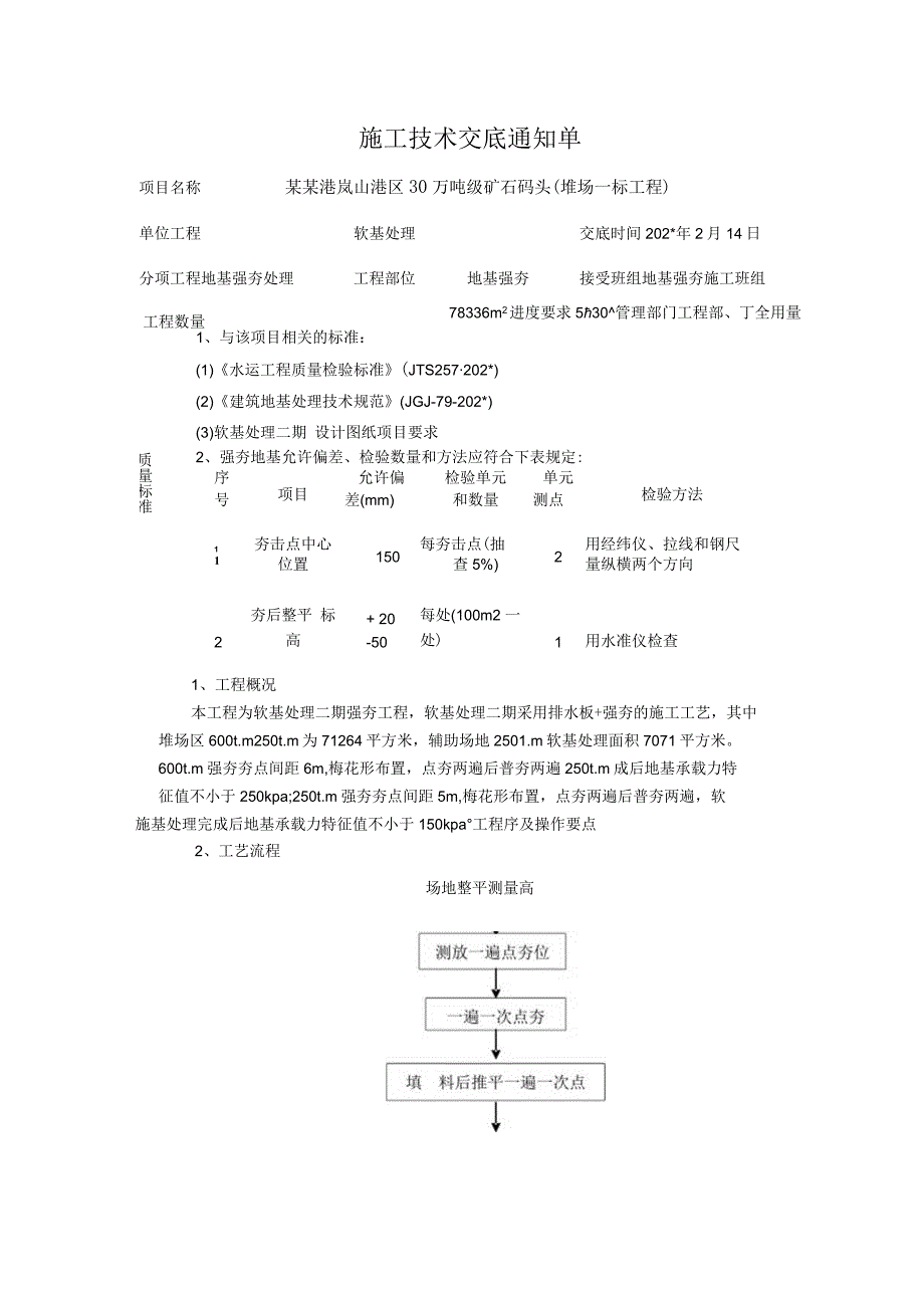 地基强夯技术交底（模板）模板.docx_第1页