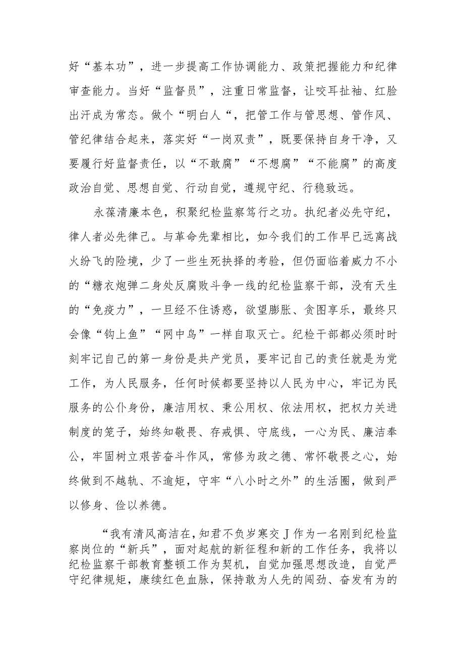 （13篇）纪委书记纪检监察干部2023第二批主题教育心得体会研讨发言材料.docx_第2页