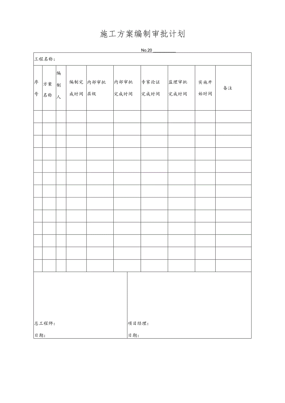 施工方案编制审批计划.docx_第1页