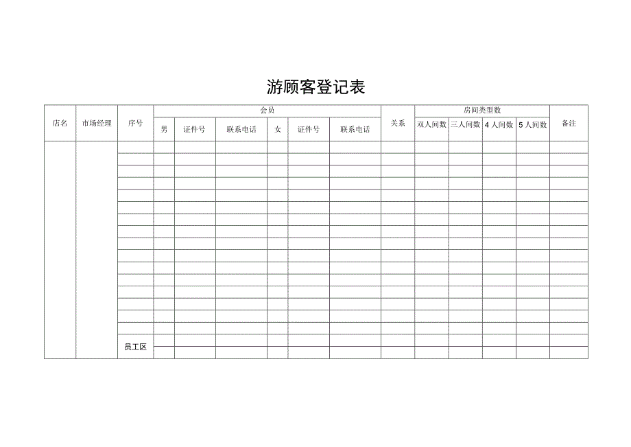 游顾客登记表.docx_第1页