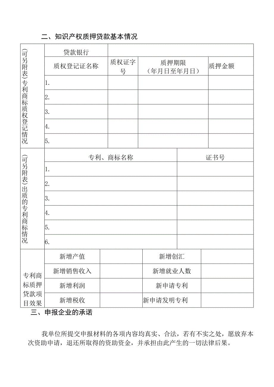 知识产权质押贷款贴息资助申请表.docx_第3页