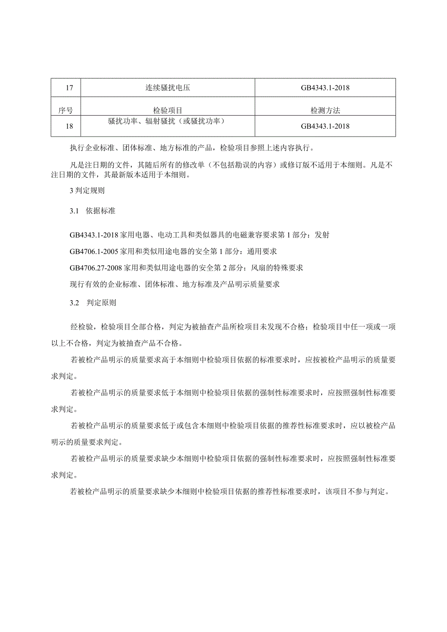 电风扇产品质量监督抽查实施细则（2023年版）.docx_第2页