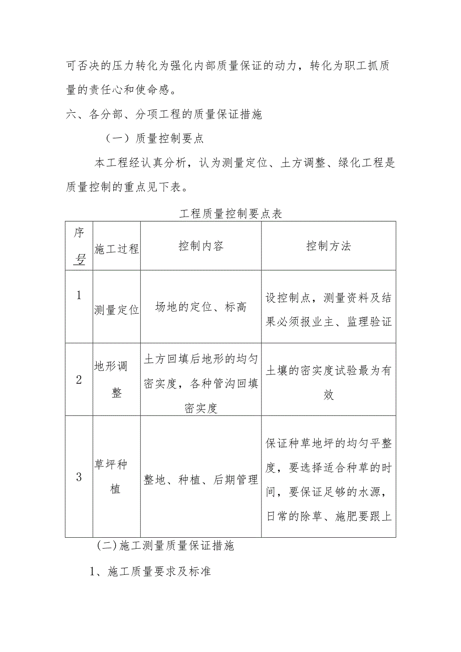 雕塑硬质铺装广场廊道码头植物绿化古艺工程施工质量控制保证措施.docx_第3页