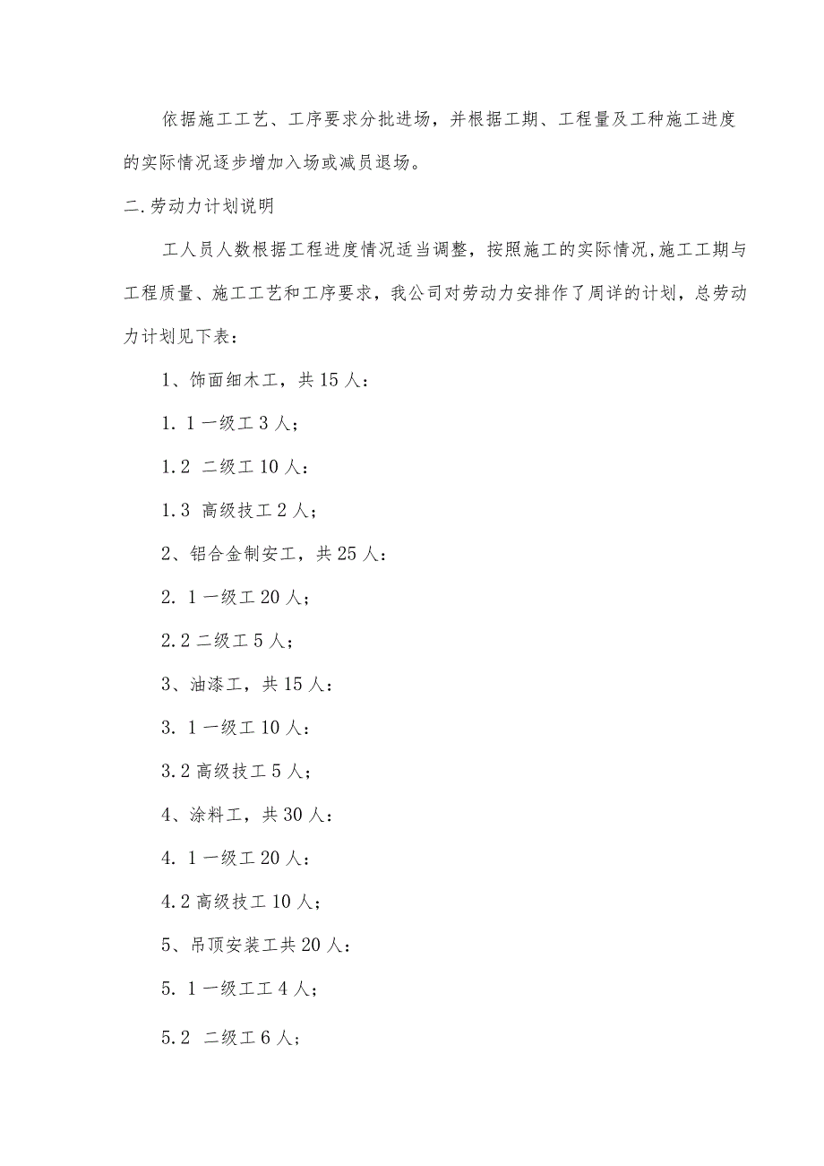 某图书馆装修工程劳动力和材料进场计划及保证措施.docx_第2页