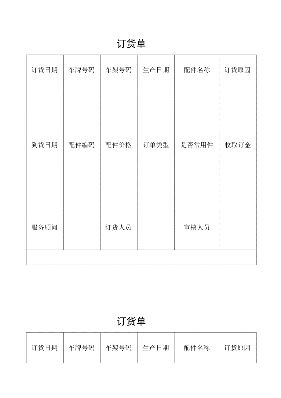 订货单（标准样本）.docx_第1页