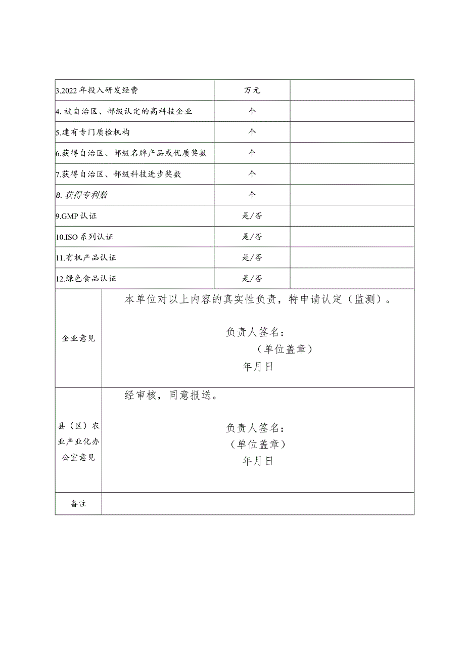 钦州市农业产业化重点龙头企业经济运行情况申报监测表.docx_第3页