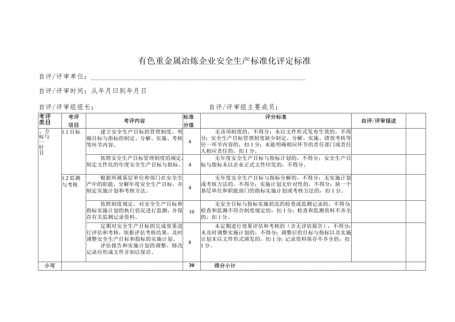 有色重金属冶炼企业安全生产标准化评定标准.docx_第3页