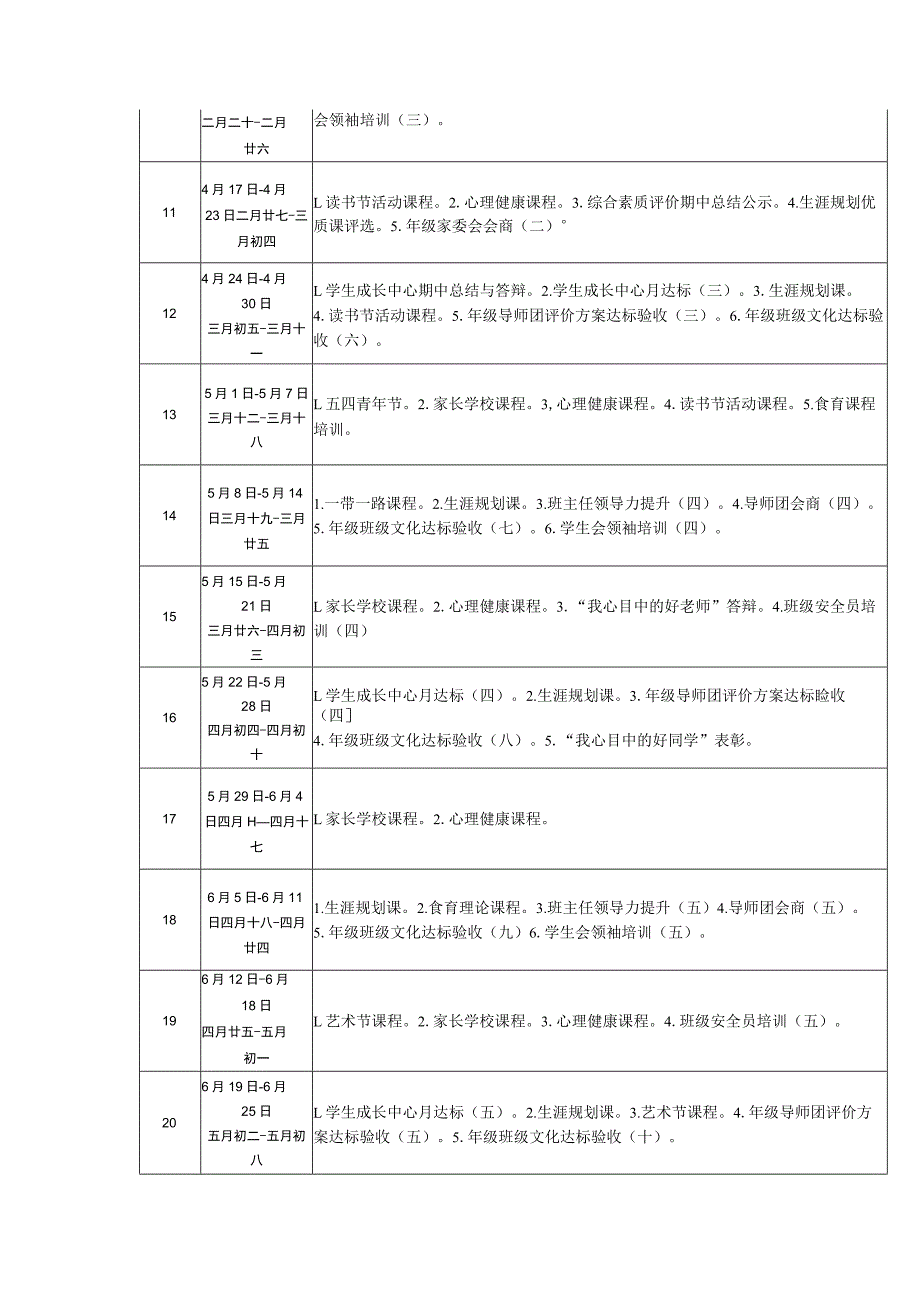 学校学生成长中心2023—2024学年第二学期配档表.docx_第2页