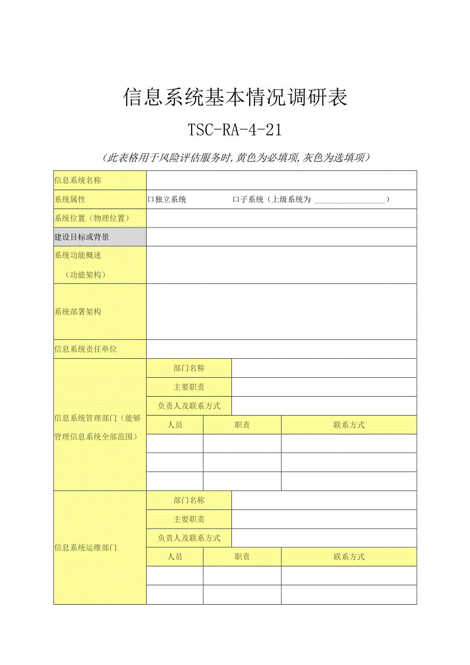 信息系统基本情况调研表.docx_第1页