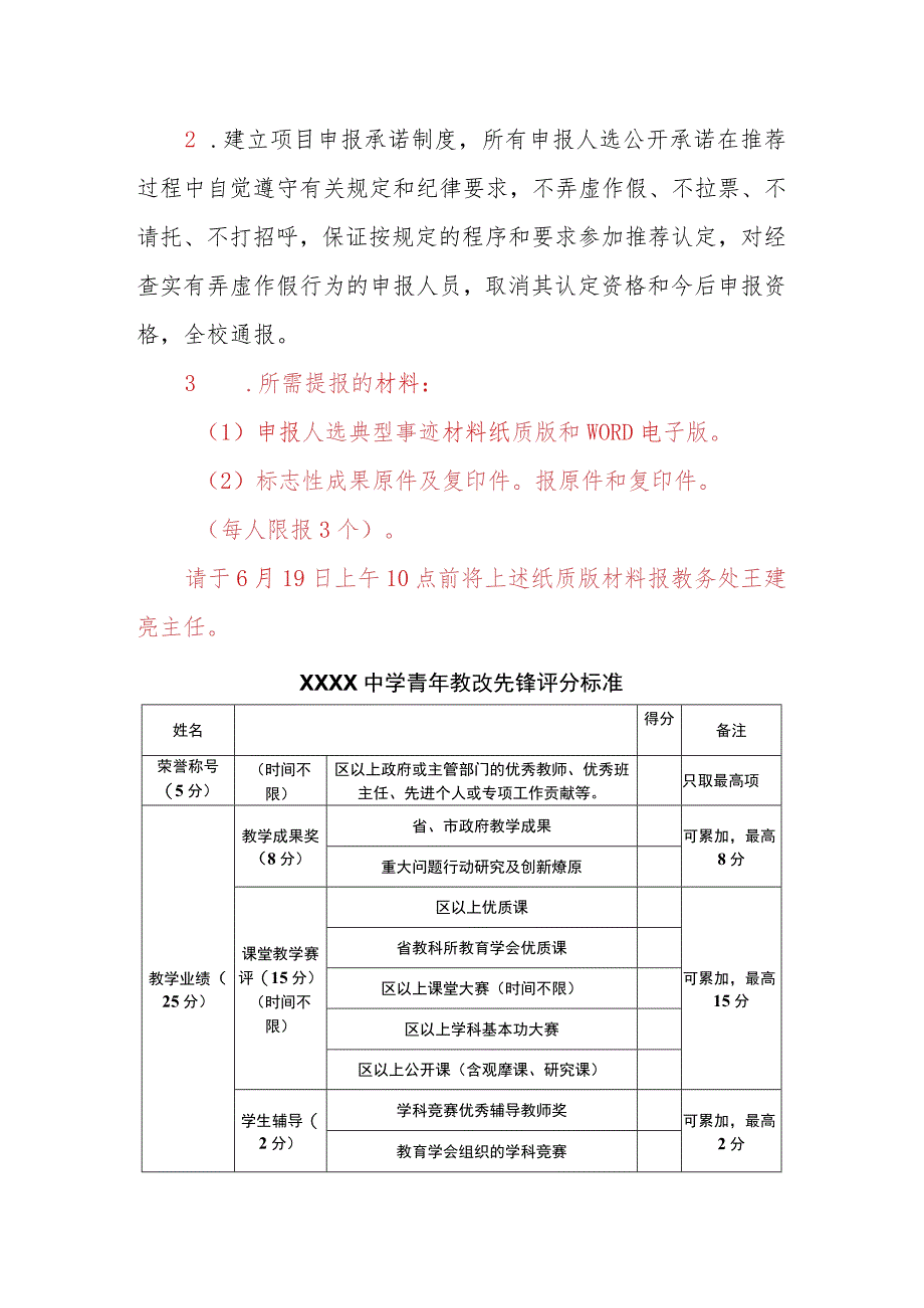 中学青年教改先锋推荐申报工作方案.docx_第3页