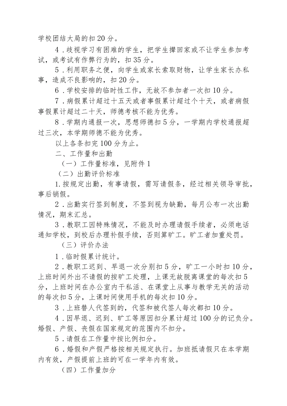 小学教师绩效考核办法.docx_第2页